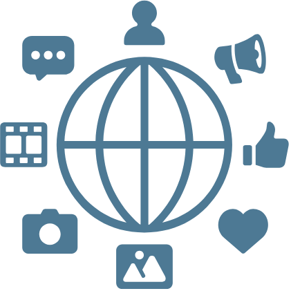 imagen ilustrativa en servicios de marketing social media manager /redes sociales/community manager