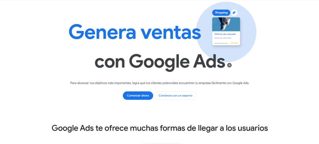 Gestión profesional de campañas en Google Ads para maximizar el retorno de inversión.