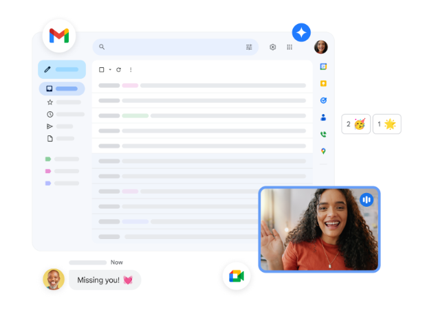 Interfaz de Gmail representando la importancia del Email Marketing para empresas. Comunicación efectiva con clientes a través de correos optimizados.